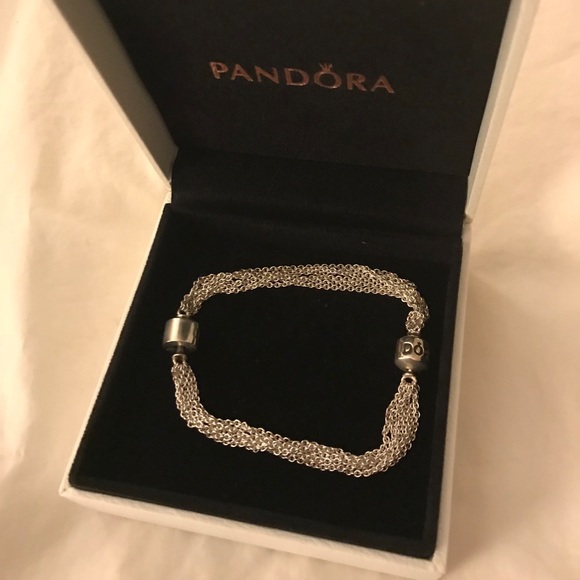 Pandora Jewelry - Pandora Sterling Silver Multi Strand Bracelet